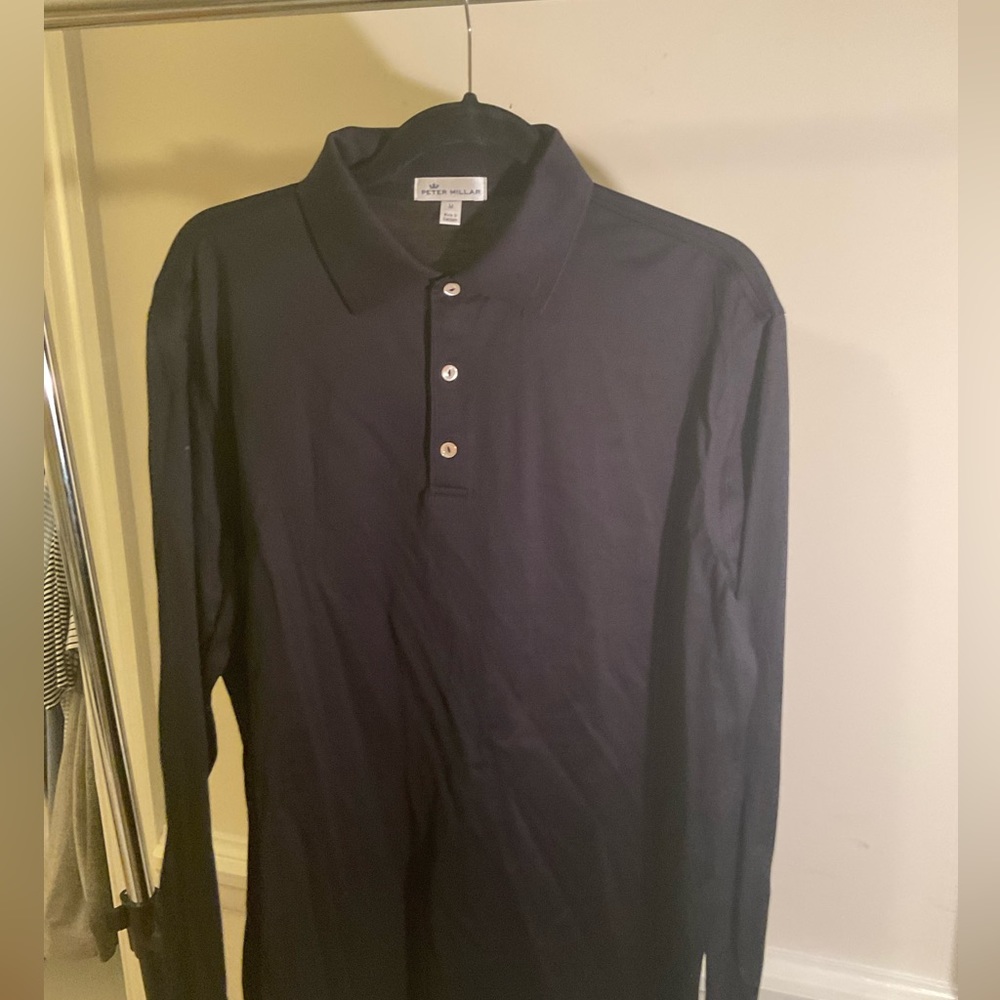 Long Sleeve Peter Millar Polo